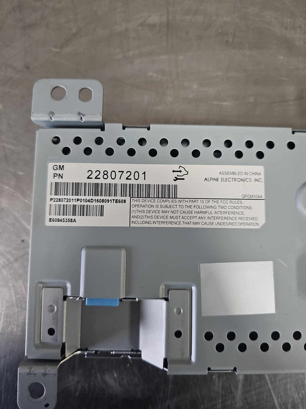 2012-2017 Chevrolet Equinox Info-gps-tv Screen OEM#22807201