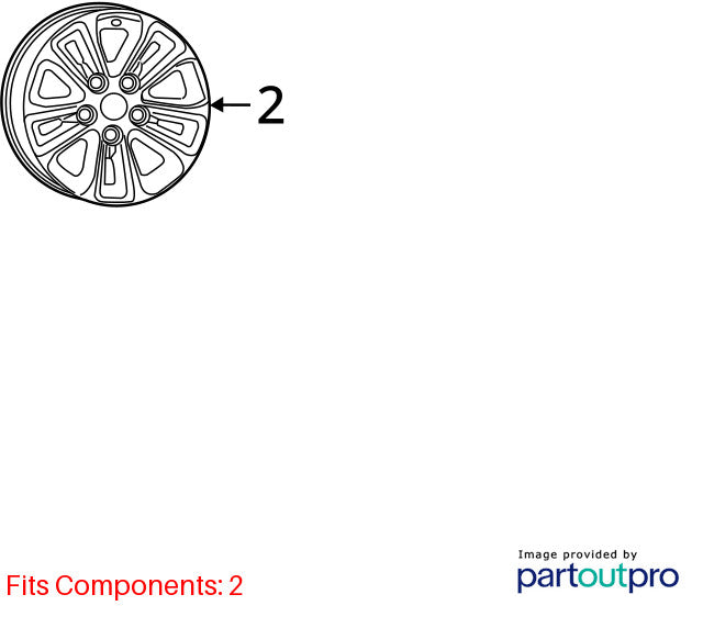 2013-2024 Dodge Pickup 1500 Wheel OEM#1UB12GSAAB