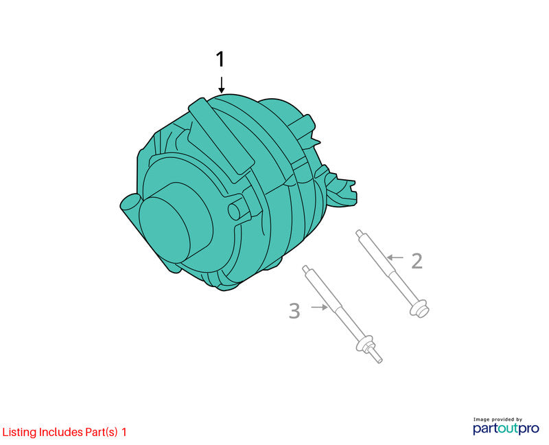 2006-2009 Ford Fusion Alternator OEM#6E5Z10346BA