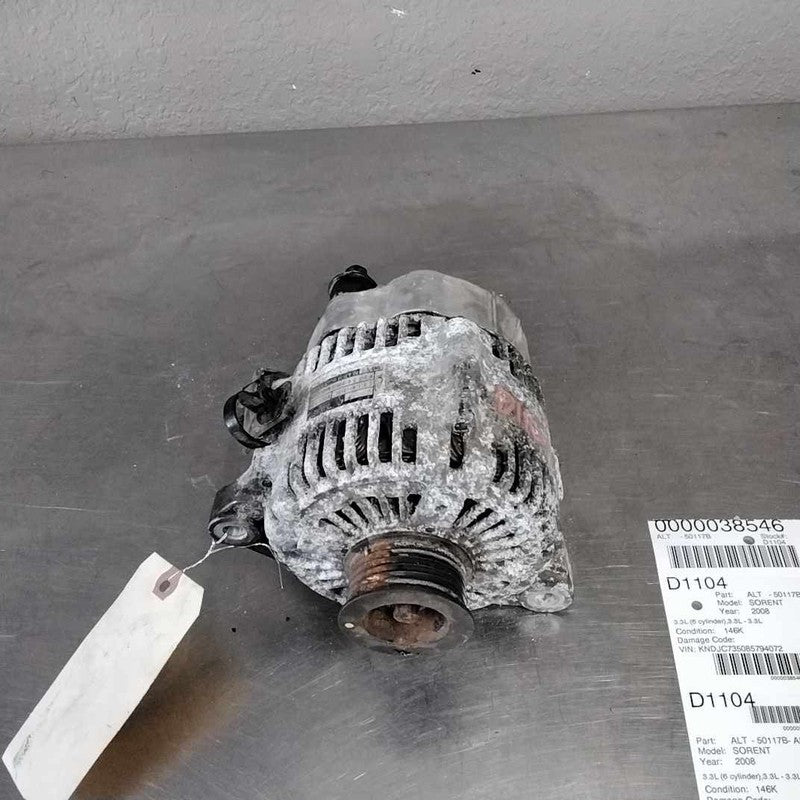 2007-2009 Kia Sorento Alternator OEM#373003C120