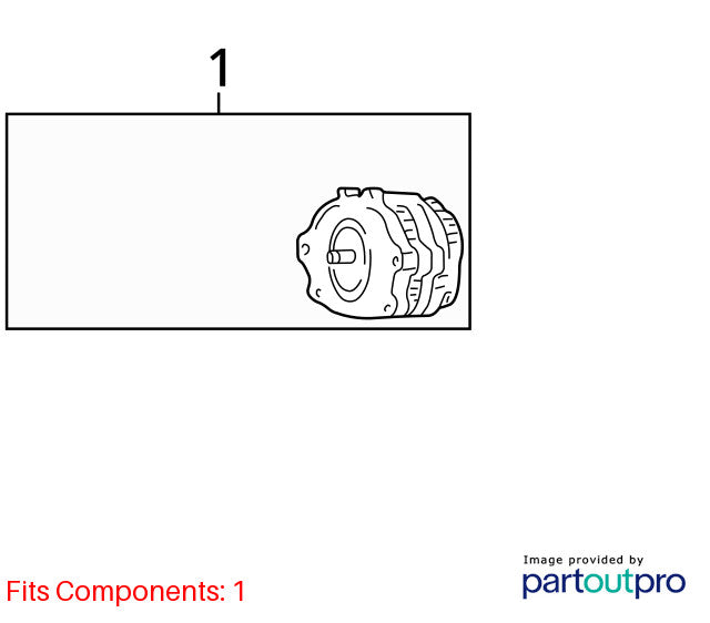2000-2002 Chevrolet Camaro Alternator OEM#10464437