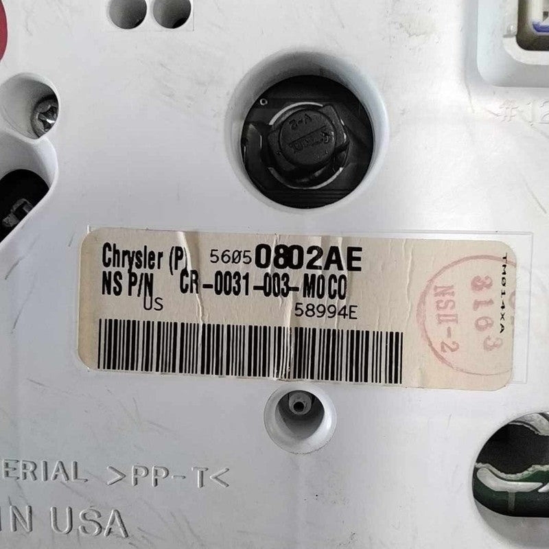 Speedometer JEEP GRAND CHEROKEE 02 03 04