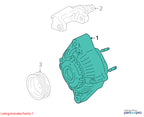 1995-1996 Toyota Tacoma Alternator OEM#270606211084