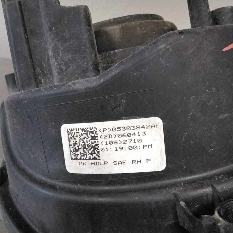 Headlamp Assembly JEEP PATRIOT Right 07 08 09 10 11 12 13 14 15 16 17