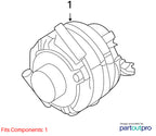 2006-2009 Ford Fusion Alternator OEM#6E5Z10346BA