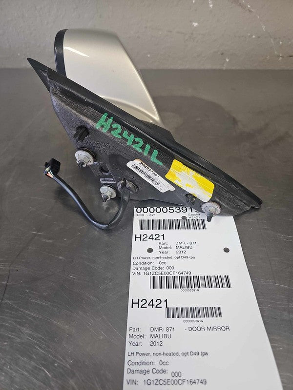 2008-2012 Chevrolet Malibu Left Door Mirror OEM#20893752