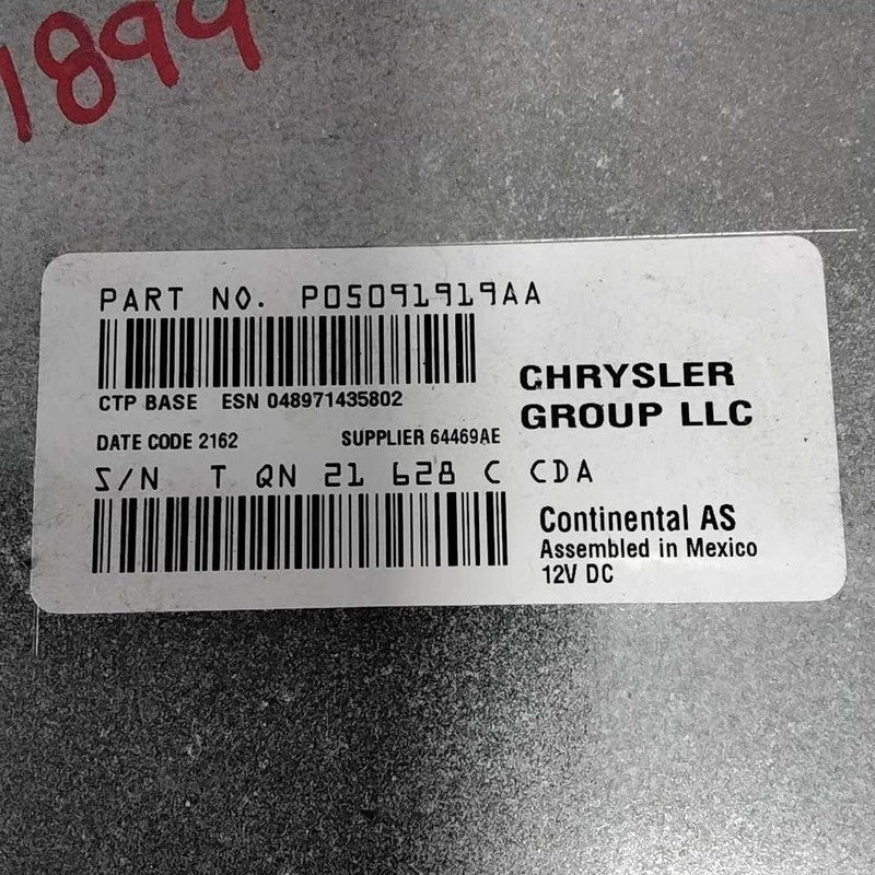 Audio & Visual Equip.(radio) DODGE JOURNEY 13 14 15 16 17 18 19 20