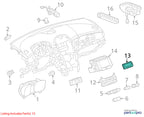 2013 Chevrolet Malibu Info-gps-tv Screen OEM#22858077