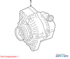 2004-2005 Toyota Rav-4 Alternator OEM#270602826084