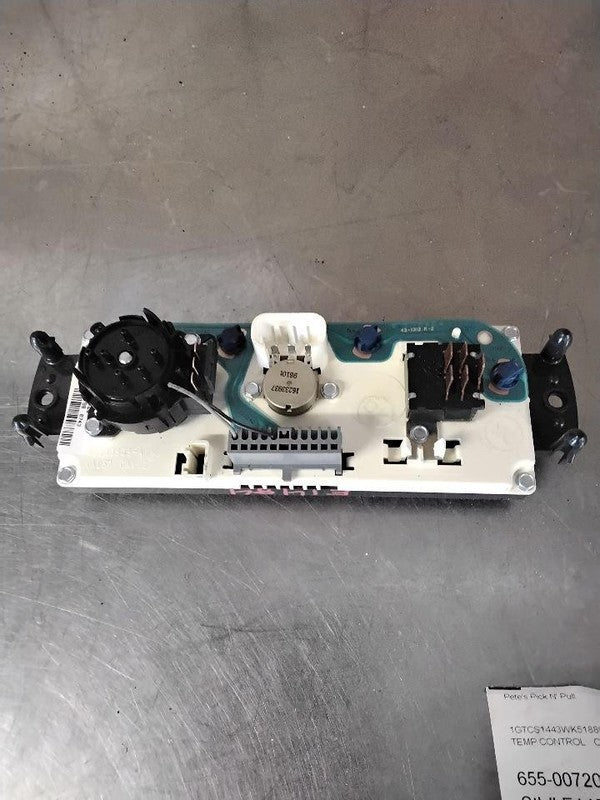 Heater A/c Control S10/S15/SONOMA TRUCK 98
