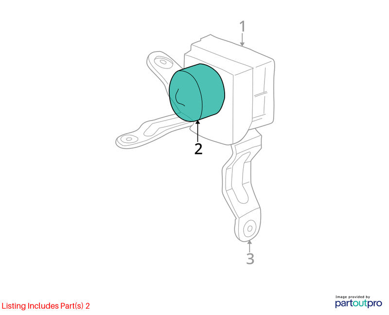 2002-2004 Jeep Grand Cherokee Anti-lock Brake Parts OEM#5066657AB