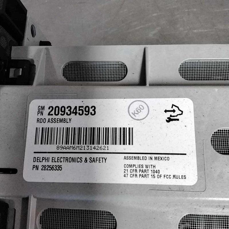 Audio & Visual Equip.(radio) CHEVY SILVERADO 1500 10 11 12 13