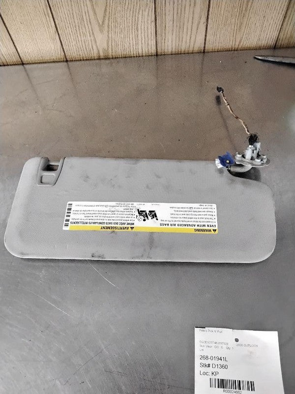 2007-2010 Sun Visor Saturn Outlook Left Side