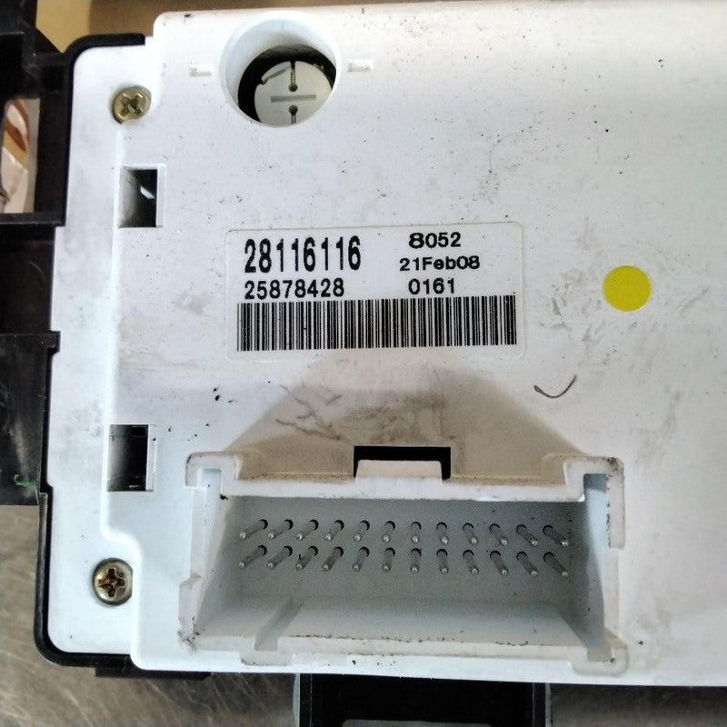 Heater A/c Control PONTIAC G6 05 06 07 08 09