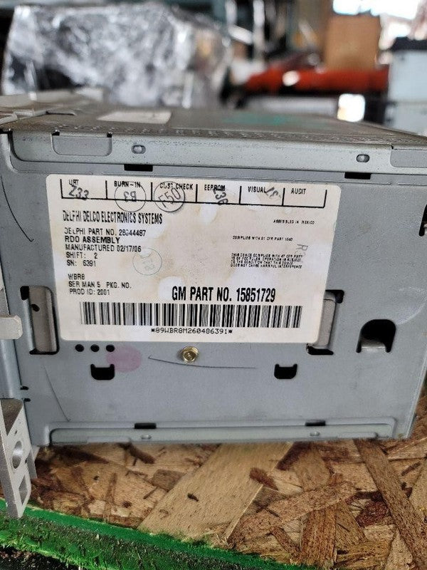 Audio & Visual Equip.(radio) CHEVY COBALT 05 06