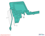 2014-2017 Jeep Compass Anti-lock Brake Parts Assembly OEM# 68067060AA
