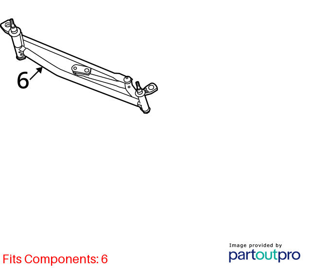 Wiper Trans. Linkage VW PASSAT 06 07 08 09 10