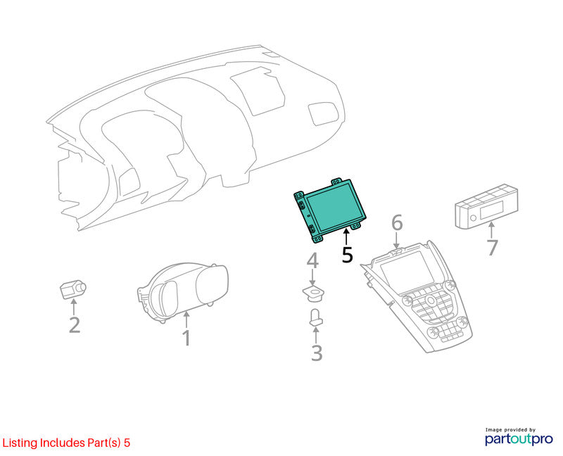 2012-2017 Chevrolet Equinox Info-gps-tv Screen OEM#22807201