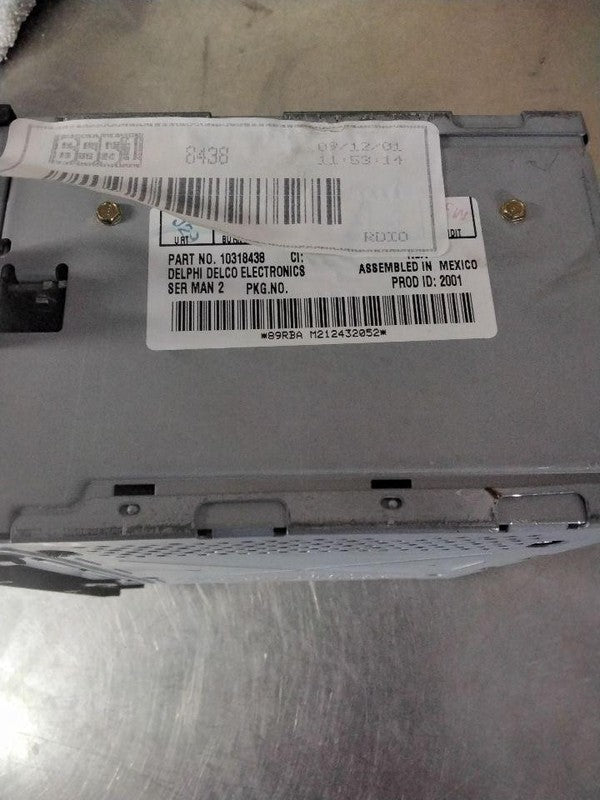 Audio & Visual Equip.(radio) OLDS SIHLOUETTE 00 02 03 04