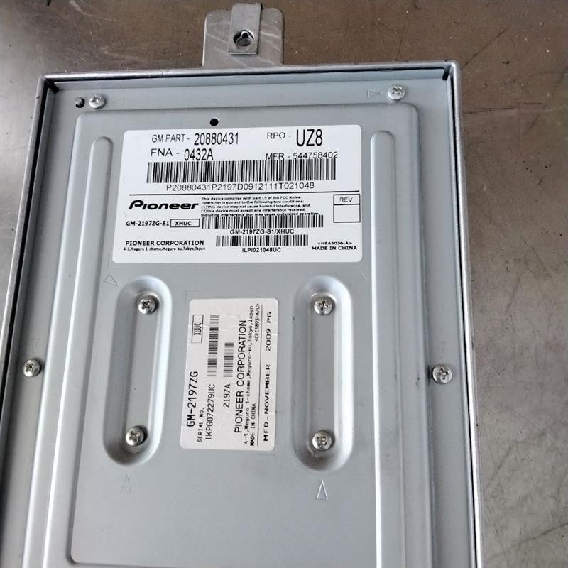 Audio & Visual Equip.(radio) CHEVY EQUINOX 10 11 12 13 14 15 16 17