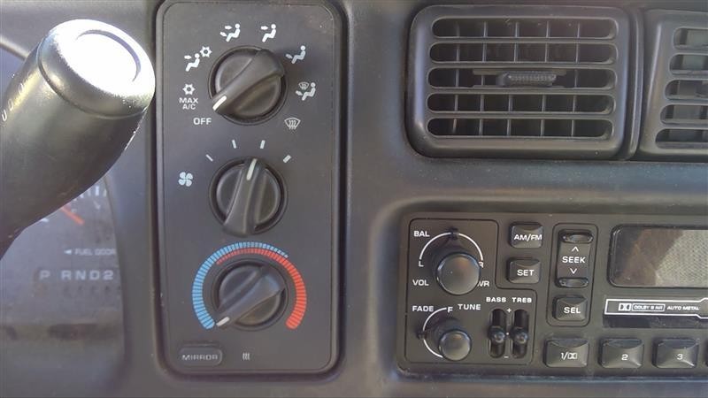 Heater A/c Control DODGE PICKUP 1500 00 01