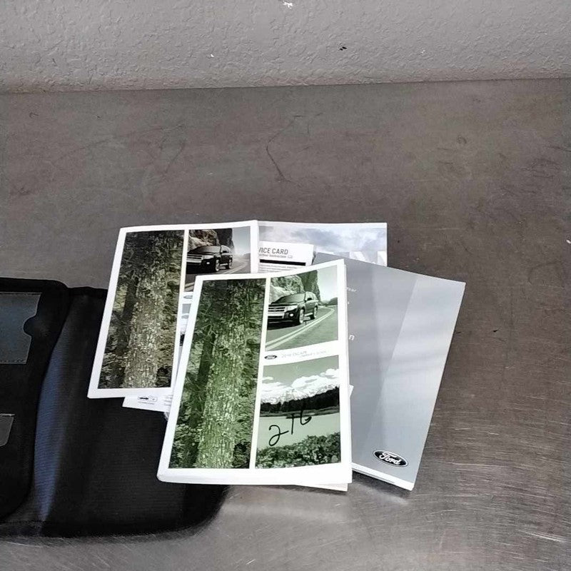 Owners Manual FORD ESCAPE 10