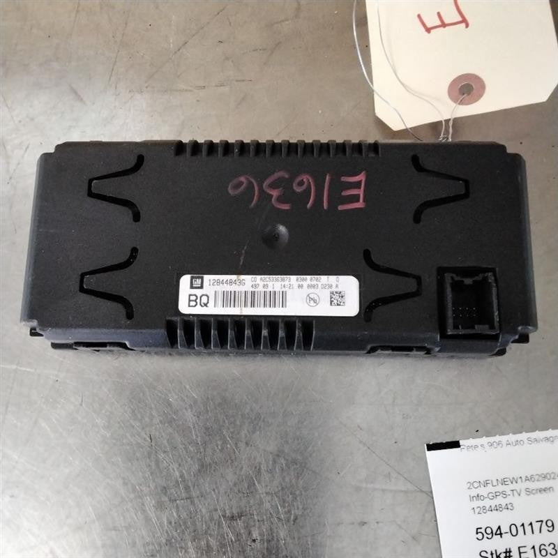 2010-2015 Chevrolet Equinox Info-gps-tv Screen OEM#95192371