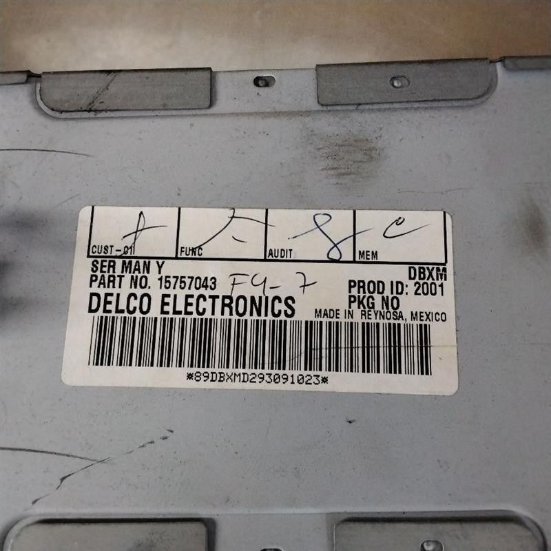 Audio & Visual Equip.(radio) OLDS BRAVADA 00 01