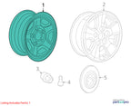 2005-2011 Dodge Dakota Wheel OEM#YG95S4AAA