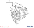 2013-2019 Ford Escape Alternator OEM#CJ5Z10346F