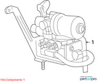 1998 Ford Explorer Anti-lock Brake Parts OEM#XL2Z2C215AA