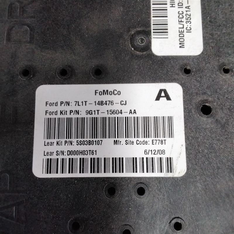 2008-2009 Ford Taurus Chassis Brain Box OEM#7L1T14B476CJ
