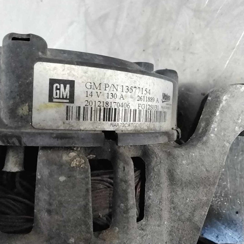 2011 Chevrolet Cruze Alternator OEM#13597226