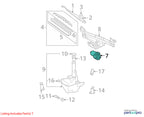 1998-2003 Toyota Sienna Wiper Motor Front OEM#8511008010