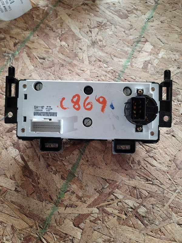 Heater A/c Control PONTIAC G6 05 06 07 08 09