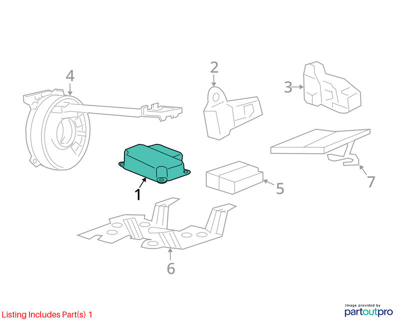 2012 Chevrolet Cruze Chassis Brain Box OEM#13589376