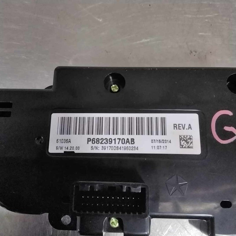 Heater A/c Control DODGE PICKUP 1500 14