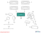 2007-2008 Jeep Patriot Audio & Visual Equip.(radio) OEM#Z5091175AF
