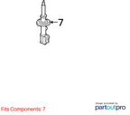 2008-2012 Ford Escape Left Strut Assembly OEM#8L8Z18124BL