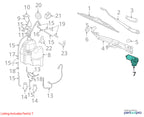2001-2009 Volvo 60 Series Wiper Motor Front OEM#8648343