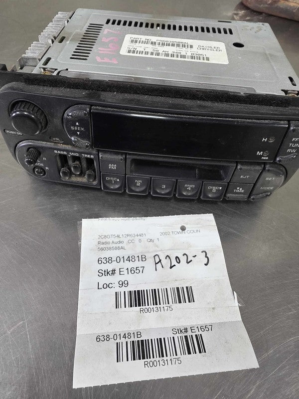 Audio & Visual Equip.(radio) CHRYSLER TOWN CNTRY 02 03 04 05 06 07