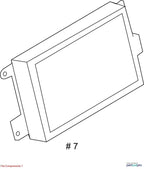 2015-2017 Ford Mustang Info-gps-tv Screen OEM#FR3Z10D885FA