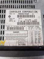 Audio & Visual Equip.(radio) CHRYSLER PACIFICA 04 05 06 07 08