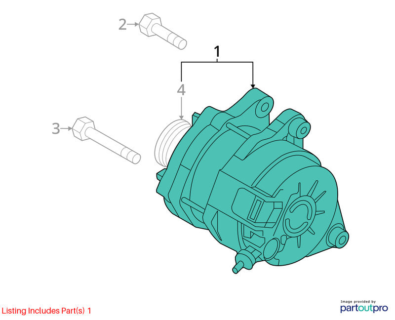 2014-2017 Mazda 3 Alternator OEM#PE0118300R00