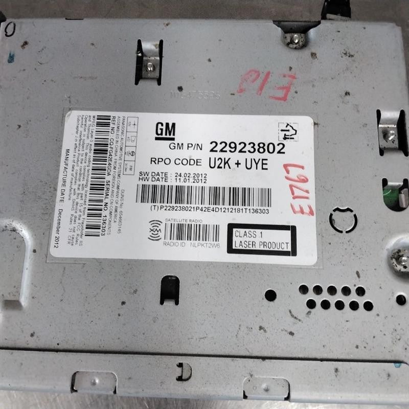 Audio & Visual Equip.(radio) CHEVY MALIBU 13