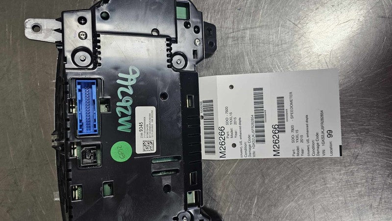 2015 GMC Yukon XL 1500 Speedometer OEM# 84505063