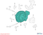 2006-2011 Honda Civic Alternator OEM#31100RNAA01