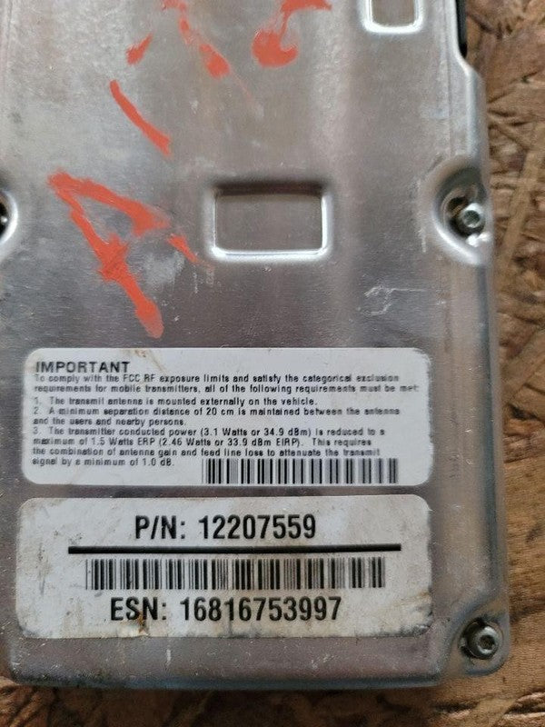 Chassis Brain Box BUICK CENTURY 00 01