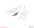 1999-2004 Jeep Grand Cherokee Wiper Motor Front OEM#55155092AE