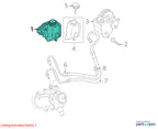 1997-2001 Jeep Cherokee Power Steering Pump/motor OEM#RL087871AE